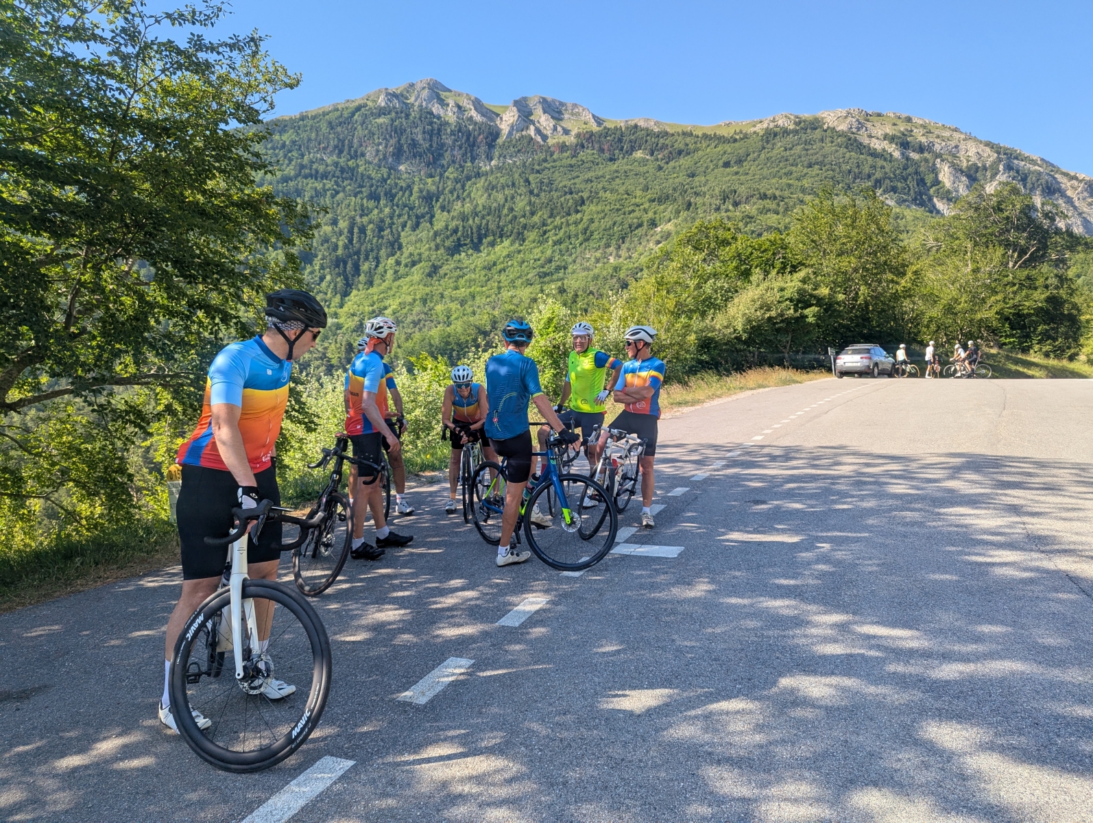 Raid Col de la Chaudière - Col de la Chaudière, groupe au sommet