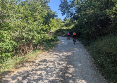 Cairanne - Groupe sur chemin