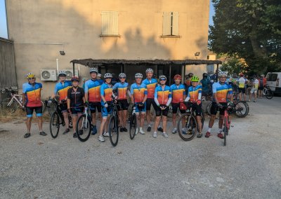 Randonnée des Voconces - 12 sur 17 inscrits au départ