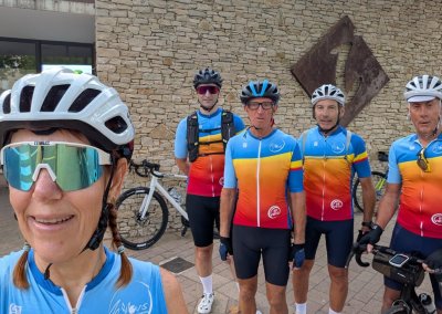 Raid les falaises d'Eyzahut - le départ